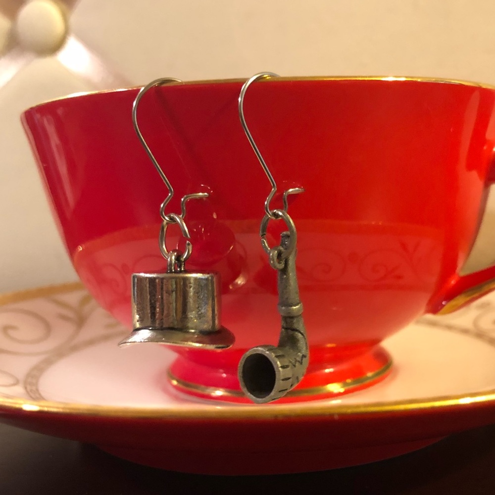 Steampunk inspired earrings